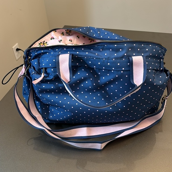 Matilda Jane Blue Polka Dot Baby Bag - Picture 5 of 7